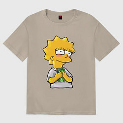 Женская футболка оверсайз Лиза с деньгами