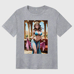 Футболка оверсайз женская Mamako oosuki в одежде танцощицы, цвет: меланж