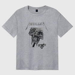 Футболка оверсайз женская Metallica The Unforgiven, цвет: меланж