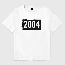 Женская футболка оверсайз Черный квадрат 2004