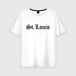 Женская футболка оверсайз St Louis Missouri - USA