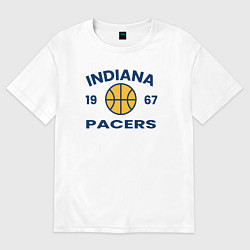Футболка оверсайз женская 1967 - Pacers, цвет: белый