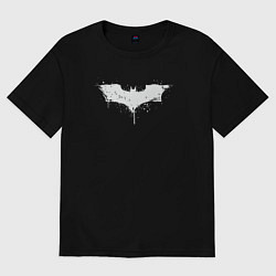 Футболка оверсайз женская Dark knight, цвет: черный