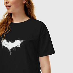 Футболка оверсайз женская Dark knight, цвет: черный — фото 2