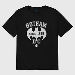 Футболка оверсайз женская Gotham 1939, цвет: черный