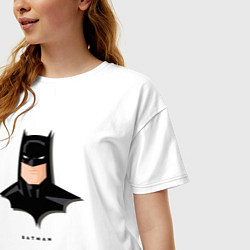 Футболка оверсайз женская Batman comics, цвет: белый — фото 2