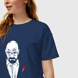 Футболка оверсайз женская The cookfather, цвет: тёмно-синий — фото 2