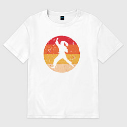 Футболка оверсайз женская Judo girl, цвет: белый