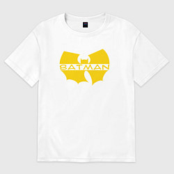 Футболка оверсайз женская Wu-tang Batman, цвет: белый