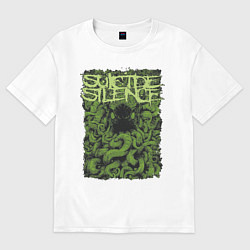 Женская футболка оверсайз Suicide Silence