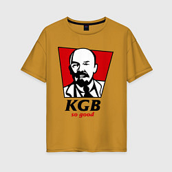 Футболка оверсайз женская KGB: So Good, цвет: горчичный