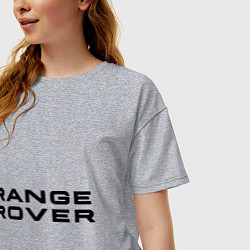 Футболка оверсайз женская Range Rover, цвет: меланж — фото 2