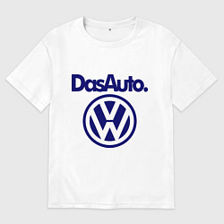 Женская футболка оверсайз Volkswagen Das Auto