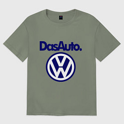 Футболка оверсайз женская Volkswagen Das Auto, цвет: авокадо