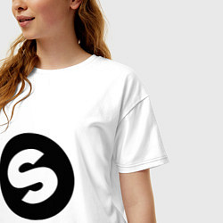 Футболка оверсайз женская Spinnin records, цвет: белый — фото 2