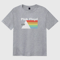 Футболка оверсайз женская Pink Floyd, цвет: меланж