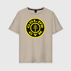 Женская футболка оверсайз Gold's Gym