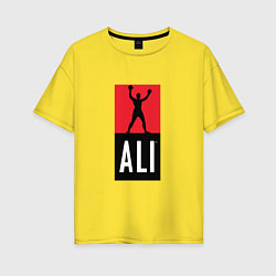 Футболка оверсайз женская Ali by boxcluber, цвет: желтый