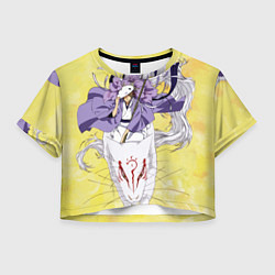 Футболка 3D укороченная женская Тетрадь дружбы Нацумэ, цвет: 3D-принт