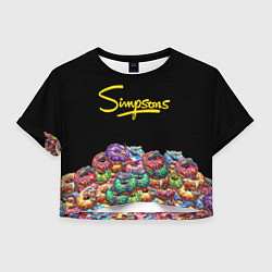 Женский топ Simpsons Donuts