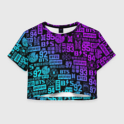 Женский топ BTS Logos