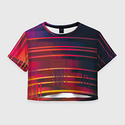 Женский топ Glitch of gradient