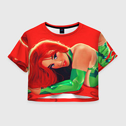 Футболка 3D укороченная женская DOJA CAT, цвет: 3D-принт