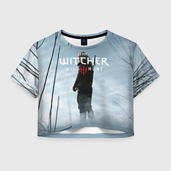 Футболка 3D укороченная женская The Witcher, цвет: 3D-принт