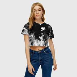 Футболка 3D укороченная женская FAIRY TAIL ХВОСТ ФЕИ, цвет: 3D-принт — фото 2