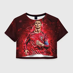 Женский топ Cristiano Ronaldo Portugal