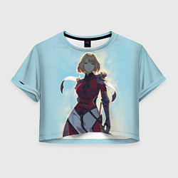 Футболка 3D укороченная женская Cha Hae-In, цвет: 3D-принт