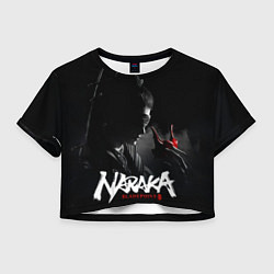 Футболка 3D укороченная женская Naraka bladepoint, цвет: 3D-принт