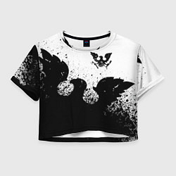 Футболка 3D укороченная женская State of Decay 1, цвет: 3D-принт
