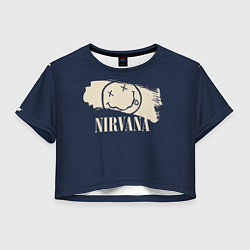 Женский топ NIRVANA Рок Группа