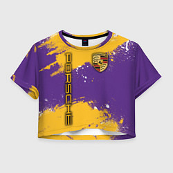 Женский топ PORSCHE- LAKERS COLORS