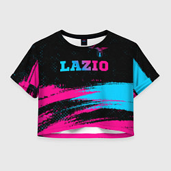 Женский топ Lazio - neon gradient: символ сверху