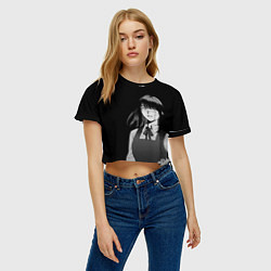 Футболка 3D укороченная женская Человек-бензопила : Аса Митака, цвет: 3D-принт — фото 2