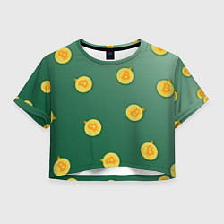 Женский топ Елочное украшение биткоин