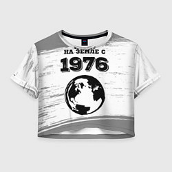 Женский топ На Земле с 1976: краска на светлом