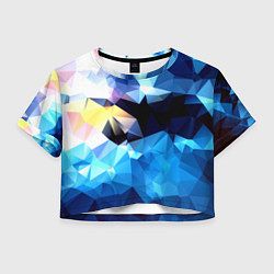 Женский топ Polygon blue abstract collection