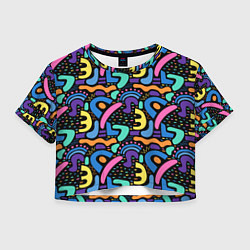 Женский топ Multicolored texture pattern