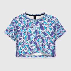 Женский топ Абстракция рыбка