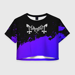 Женский топ Mayhem purple grunge