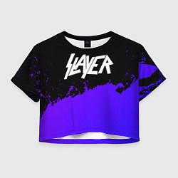 Женский топ Slayer purple grunge