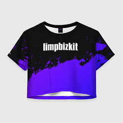 Женский топ Limp Bizkit purple grunge