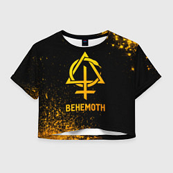 Женский топ Behemoth - gold gradient