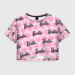 Женский топ Логотип Барби и розовое кружево