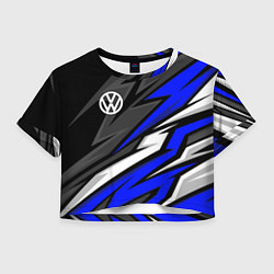 Женский топ Volkswagen - Синяя абстракция