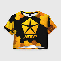 Женский топ Jeep - gold gradient
