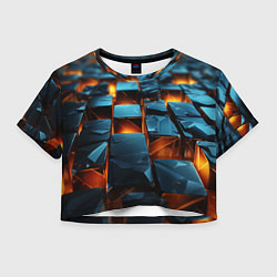 Женский топ Темные плитки в лаве